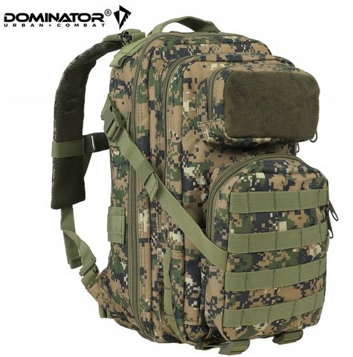 PLECAK MĘSKI WOJSKOWY TAKTYCZNY MILITARNY DOMINATOR VELCRO DIGITAL MARPAT na Arena.pl