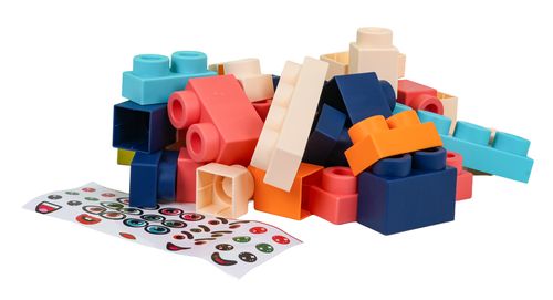 Zestaw Miękkich Klocków 44El. + Opakowanie Żaba na Arena.pl