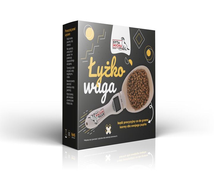 Syta micha Łyżko Waga do ważenia karmy z wyświetlaczem zdjęcie 1