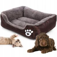 LEGOWISKO DLA PSA KOTA MIĘKKIE PLUSZOWE POSŁANIE 65x52 KANAPA SOFA ROZ L