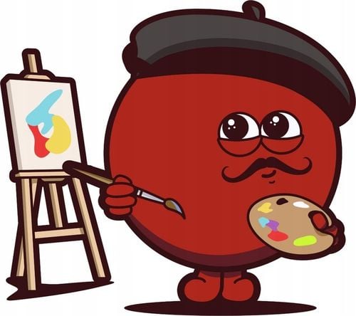 Bombka choinkowa ręcznie malowana - Labubu: błękitne na Arena.pl