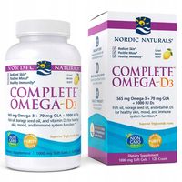 NORDIC NATURALS Complete Omega-D3 120caps EPA DHA GLA OGÓRECZNIK ODPORNOŚĆ