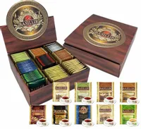 Zestaw herbat Basilur 9 SMAKÓW na PREZENT - 90 torebek + HERBACIARKA