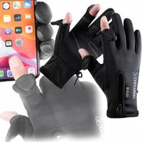 ZIMOWE RĘKAWICZKI DOTYKOWE DO BIEGANIA WODOODPORNE WIATROSZCZELNE OCIEPLANE