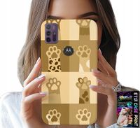 ETUI DO MOTOROLA MOTO G10 / G30 - LOVE CAT, WZORY Z KOTAMI, ŁAPKI KOTÓW