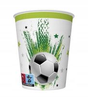 KUBKI KUBECZKI PAPIEROWE Football piłka nożna 250ml 8szt.