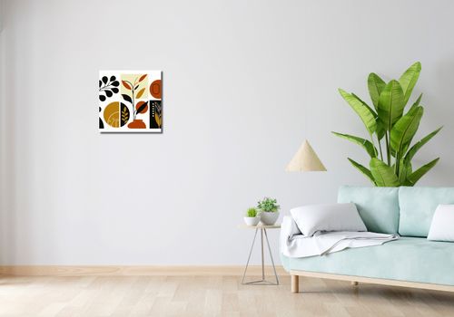 Obraz 40x40cm Kolaż Botaniczny na Arena.pl