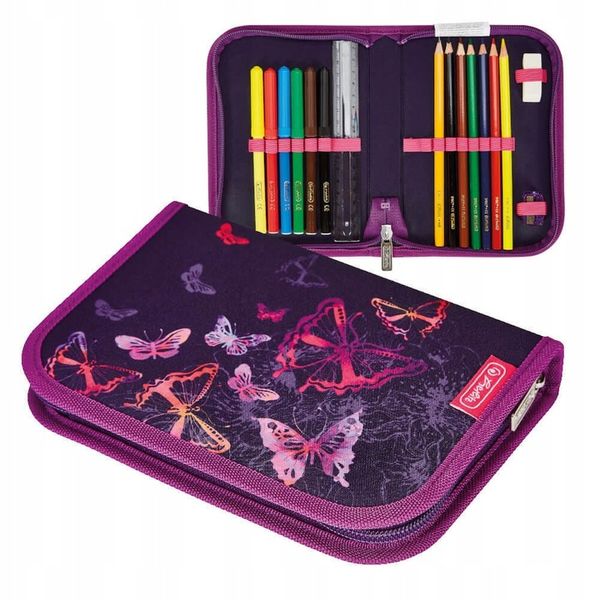 Zestaw tornister LOOP PLUS BUTTERFLIES + 5 ZESZYTÓW zdjęcie 2