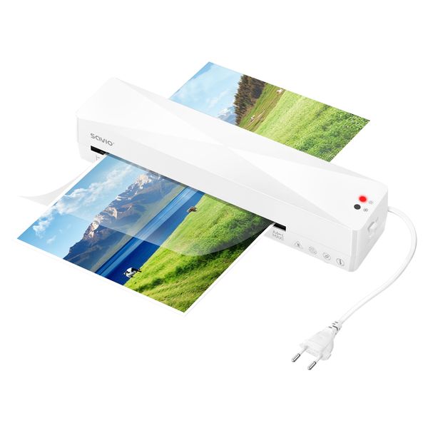 Laminator SAVIO LR-01/W A4 biały zdjęcie 2