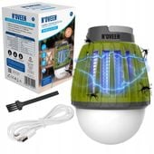 LAMPA NA OWADY KOMARY 2w1 LAMPKA AKUMULATOR NAMIOT TURYSTYCZNA