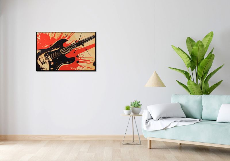 Plakat 86,4x56,8cm Gitara Elektryczna zdjęcie 4