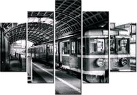 105CM 150CM OBRAZ 5 ELEM POCIĄG OSOBOWY POZNANIA PIŁY DRUK