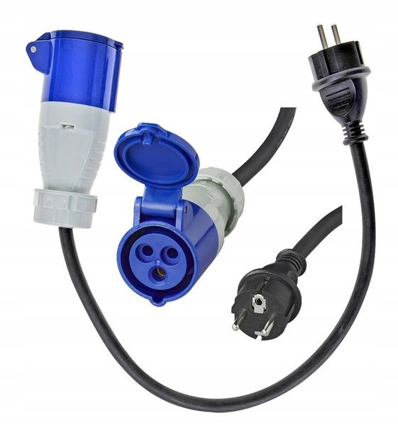 ADAPTER PRZEJŚCIÓWKA CAMPING REDUKCJA CEE NA WTYK zdjęcie 1