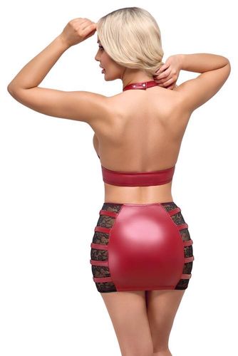 Top &amp; Skirt red S na Arena.pl