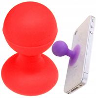 uchwyt z okrągłą główką do telefonu - czerwony