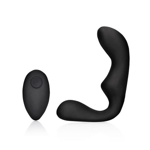 Pointed Vibrating Prostate Massager With Remote Control - Black na Arena.pl