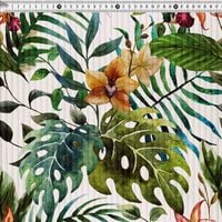 DreamRoots Wodoodporne Płótno Wzór Kwiecisty 160 cm x 200 cm