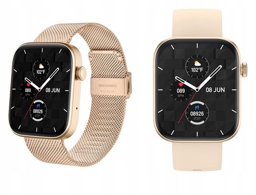 SMARTWATCH ZEGAREK DAMSKI POLSKIE MENU ROZMOWY SMS SMART WATCH + 2 na Arena.pl