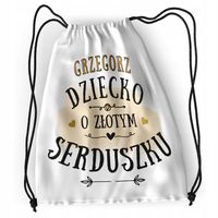 Plecak Sportowy Szkolny Dla Grzegorza Syna Dziecka Z Nadrukiem Ze Zdjęciem