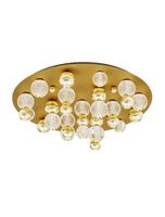 Nowoczesna lampa sufitowa Ponce do jadalni LED 86W złota