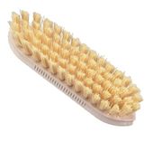 Szczotka do szorowania, ergonomiczny grzbiet, 22 cm,  żółty, Kerbl