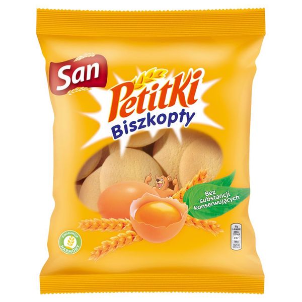 San Petitki Biszkopty 120 g zdjęcie 1