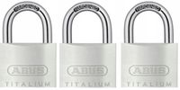 KŁÓDKI JARZMOWE ALUMINIUM ABUS 726TI/40 TRIPLES SYSTEM JEDNEGO KLUCZA