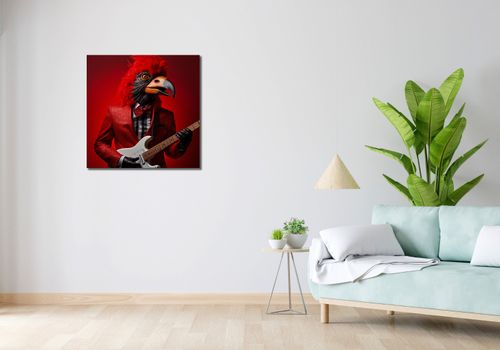 Obraz 70x70cm Zwierzęcy Rock'n'Roll na Arena.pl