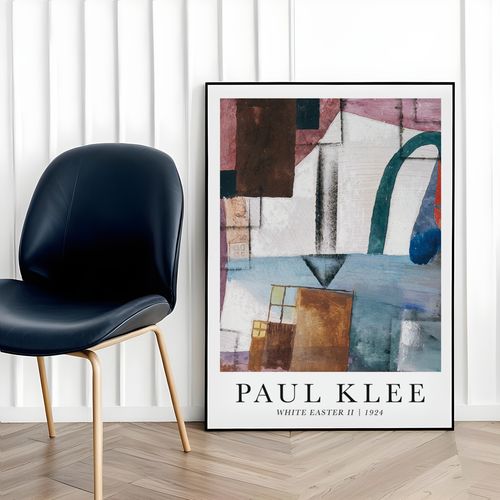 Plakat Paul Klee abstrakcja 50x70 cm w czarnej ramie na Arena.pl