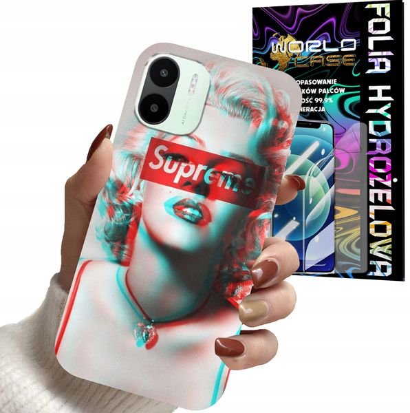 ETUI DO XIAOMI REDMI A2 - Monroe MODNE KOBIECE WZORY + FOLIA zdjęcie 1