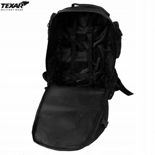 Plecak Turystyczny Taktyczny Wojskowy Duży GRIZZLY TEXAR 65L MOLLE CZARNY na Arena.pl
