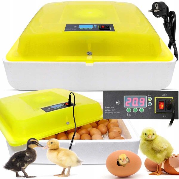 AUTOMATYCZNY INKUBATOR DO JAJ WYLĘGARKA 88 JAJ 80W zdjęcie 1