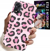 ETUI DO OPPO A78 4G - RÓŻOWA PANTERKA PANTERA KOBIECE WZORY