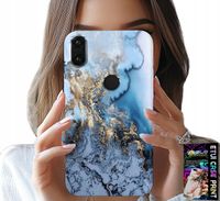 ETUI DO HUAWEI P SMART 2019 - MARMUREK MARMURKI DAMSKIE WZORY +SZKŁO