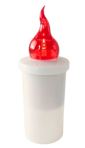 Wkład LED do zniczy kapliczek SUBITO S6 czerwony do 1200h 1szt. na Arena.pl