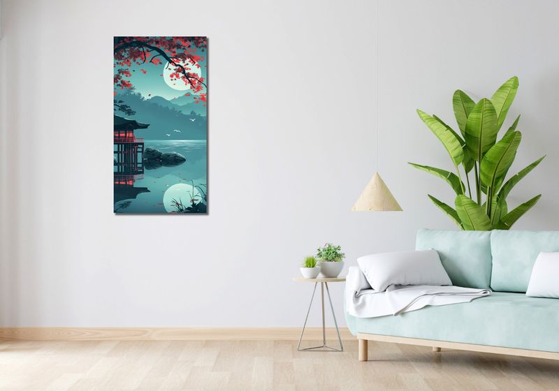 Obraz 50x100cm Japoński Pawilon zdjęcie 2