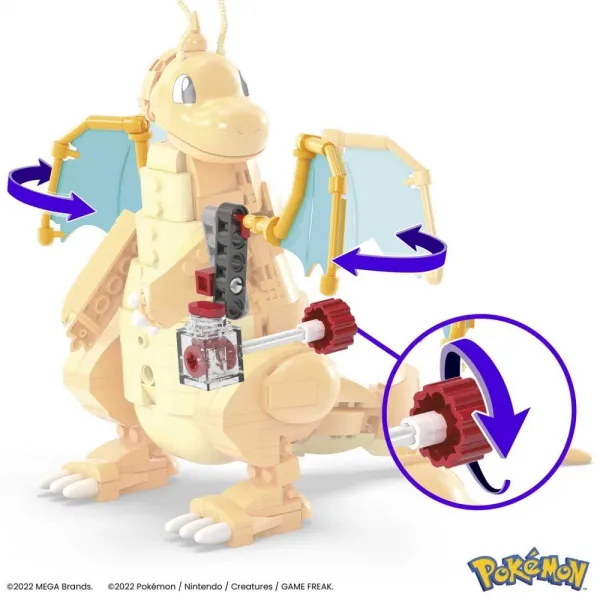 Mega Blocks. HKT25 Pokemon. Dragonite zdjęcie 2