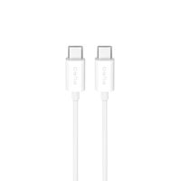 Kabel przewód USB-C TPE 25W 3m - biały