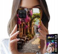 ETUI DO SAMSUNG GALAXY A22 5G - MALOWNICZA ULICZKA Z KAWIARNIĄ + SZKŁO