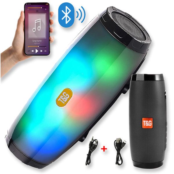 GŁOŚNIK BLUETOOTH BEZPRZEWODOWY PRZENOŚNY MOBILNY FM BT USB RADIO CHARGE TG165C zdjęcie 1