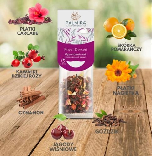 Zestaw deluxe herbat "Wiosenny" Earl Gray Champagne splashes Royal dessert na Arena.pl