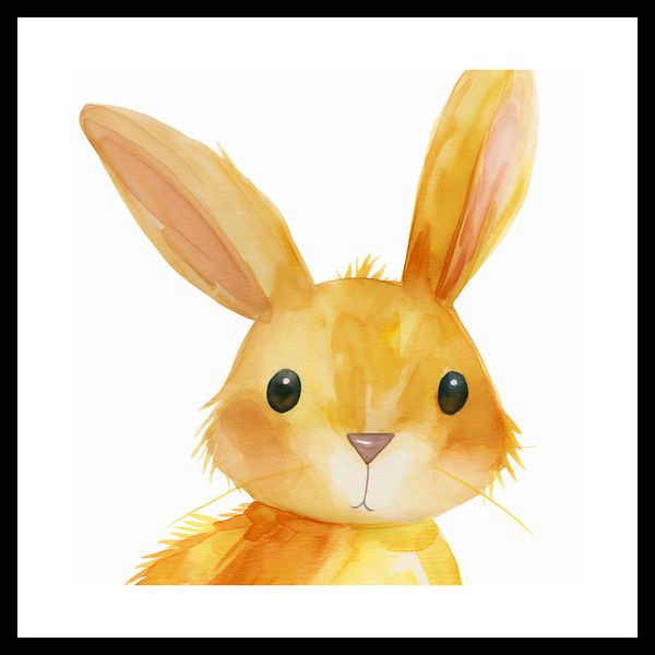 Plakat 30x30cm Słodki Zajączek zdjęcie 3