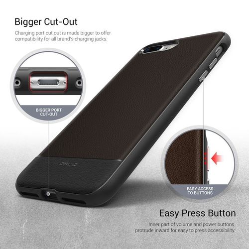 Obliq Flex Pro - Etui iPhone 8 Plus / 7 Plus (Espresso) na Arena.pl