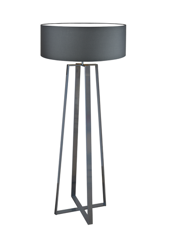 Lampa stojąca  MOSS E27 abażur walec na Arena.pl