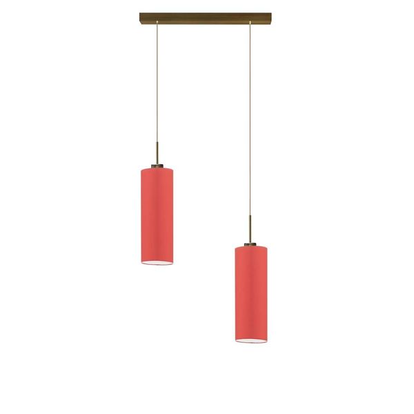 Żyrandol 2-płomienny nad stół w jadalni MADERA zdjęcie 4