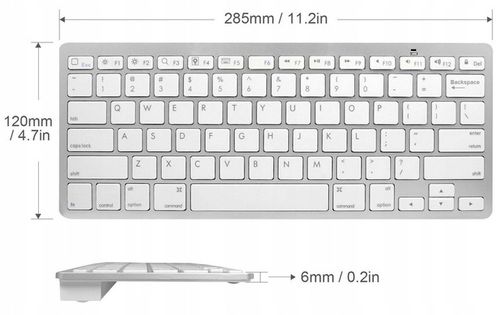 Bezprzewodowa bluetooth klawiatura do iPad MacBook na Arena.pl