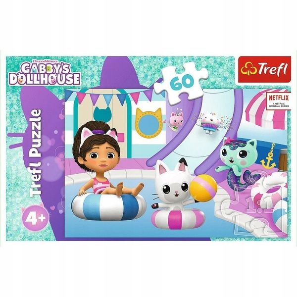 Puzzle 60 Gabbi Na Basenie 17393 zdjęcie 4