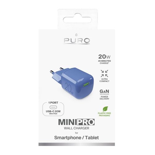 ładowarka sieciowa usb-c gan 20w - niebieska na Arena.pl