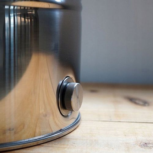 KRAN zawór kulowy STAL nierdzewna INOX gwint 1/2 cala 1/2" KRANIK do beczka na Arena.pl