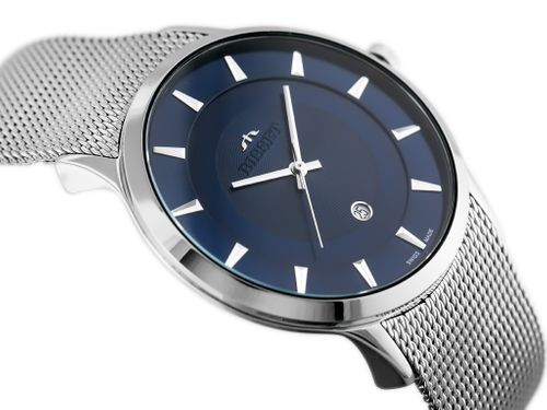 BISSET BSDE47 (zb051f) silver/navy blue na Arena.pl